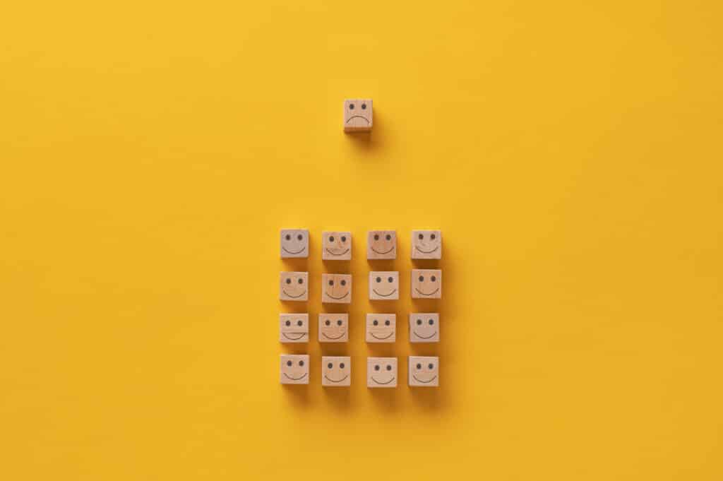 Image conceptuelle de la dépression et de la solitude